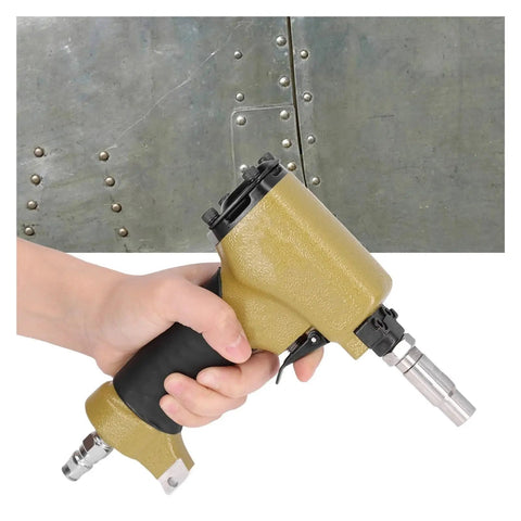 Pro Grade Pneumatic Thumbtack Gun And Air Powered Decorative Nailer Tool For Upholstery Carpentry And Woodworking Featuring Slick Handle And No Sweat Trigger Pull For Tough Home Renovation And Quick Fix Tasks