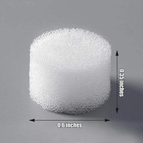 Round white air filter sponge dimensions for Bulk Pack Of 100 Round White Air Filter Sponges For Compressor Systems Replacement Filters For Air Intake Easy Swap And Rugged For Home Shop And Industrial Use