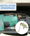 Electric Fuel Pump 12V Replacement For Onan 5500 RV Cummins Generator installed in generator