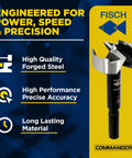 Built Tough 35Mm Forstner Drill Bit Made Of Heavy Duty Forged High Speed Steel for accurate woodworking projects