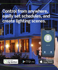 Smart Wi Fi Light Switch No Hub Needed 15A Universal LED Incandescent DW15S 1BZ White Control From My App Schedule on phone