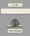 DIY Peel And Stick Vinyl Floor Planks White Oak Wood Look 6 Inch Wide 36 Inch Long Self Adhesive 60 Pack For 90 Sq Ft Easy