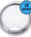 30 Oz Insulated Tumbler With Lid Black Stainless Steel Vacuum Cup Keeps Coffee Hot Or Tea Cold All Day Lid Detail
