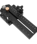 Pro Grade Thin Rip Table Saw Jig Guide Aluminum Body With Smooth Sliders, adjustable ruler for precise, repeatable cuts