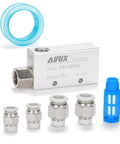 Compact Vacuum Generator For Automation With High Efficiency Pneumatic Ejector, Bonus Silencer Filter And One Quarter Inch G Fittings