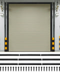 Tough As Nails Black Garage Door Brush Seal Kit For 10 X 12 Ft Doors With 3 Inch Bristles, includes strips and screws.