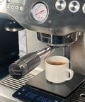 Rock Solid Three Piece Stainless Steel Shower Screen Kit For Dual Boiler Espresso Coffee Maker Heavy Duty Water Diffuser Upgrade Designed For Even Flow And Killer Flavor Extraction Quick Snap Install with coffee machine.