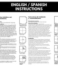Installation instructions for Premium 18x18 Inch Peel And Stick Carpet Tiles For Easy DIY Install With Soft Padded Feel And Seamless Look.