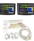 2 To 3 Axis Digital Readout DRO Encoder For Milling Lathe In Aluminum 750mm Travel Scale 30 Inch Length Part 324 RZ Pro Grade DRO Upgrade For Metalworking Machines, with DRO display and scales