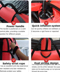 Inflatable Wing Foil Kite with power handle, quick inflation, safety wrist rope, and dual airbag system for kitesurfing 5 m²