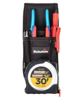 Ergonomic Heavy Duty Tool Holder Made From Ballistic Polyester Red Belt Pouch For Quick Grab Access Durable Workshop Organizer