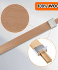 4 Pack Wooden Drawer Slides 14 Inch Bottom Mount Tracks Replacement Runners For Cabinet Fix Solid wood construction with metal glides
