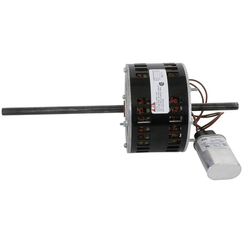 D1092 RV Air Conditioning Fan Motor Replacement One Third HP 115V 1675 RPM Two Speed 3.4 Amps with double shaft sleeve bearing.