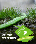 Flat Soaker Hose With Stakes 50Ft Watering Made Easy For Garden And Lawn Yard Irrigation Three Channel Micro Holes Deliver Uniform Water And Prevent Overwatering Lightweight Low Maintenance Sprinkler System in garden