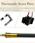 Memiuyelay thermopile sensor parts kit for Rheem/Ruud/Richmond water heaters; includes mounting bracket, 3-pin connector, brass probe