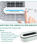 Resetting check filter indicator for Replacement Filter For RENPHO RP AP068 Compact Air Purifier 3 In 1 H13 Filtration
