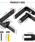 Detailed diagram of Heavy Duty Double Acting Saloon Door Hinge With Gravity Self Closing For Cafe Or Bar Swing Door 304 Stainless Steel.