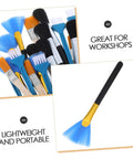 Twenty Piece Keyboard Cleaning Brush Set For Gaming Setup Electronics Soft Bristle Dust Removal Tool Sturdy Wood Handle Deep Clean Keycap Detailing Best For Home Office Tasks, assorted soft-bristle brushes and dusters