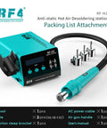 Beefy 1000W Desoldering Hot Air Gun Soldering Station With Digital Display And Smart Temperature Control for PCB repair