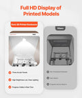 Transparent 3D Printer Enclosure With Ventilation And LED Lighting beside non-transparent enclosure comparison