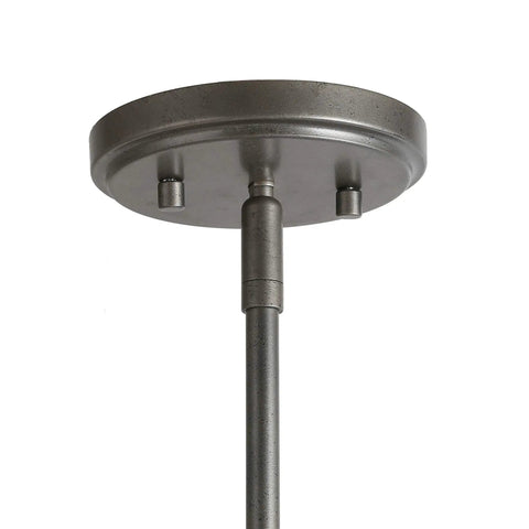 Adjustable canopy detail of Faux Wood Lantern Pendant Lighting with Glass Shades for Kitchen Island, Bedroom, Dining Room, Hallway and Foyer.