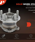 Solid wheel stud with anti-corrosion coating, showing 10.9-grade bolts and 6 lugs