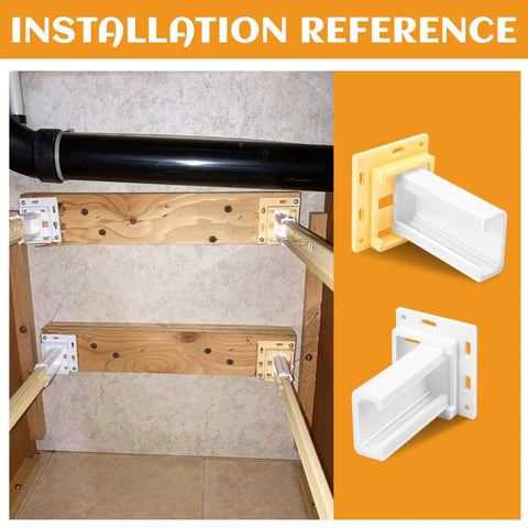 Installation reference of Heavy Duty RV Drawer Slides Rail Bracket For One Inch Channel With Four Way Adjustable Base.