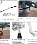 Installation steps for Two Pack Auto Roof Vent Opener For Greenhouse Ventilation Solar Powered Heat Sensitive Window Opener Kit No Brainer