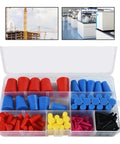 Dope 125 Piece Silicone Rubber Tapered Plug Assortment Kit For Tight Fittings, High Temp Heat Resistant Stuffing Blocks And Hose Seals That Never Crack Or Shrink On Your Car Projects. silicone plugs in assorted sizes