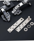 360 Degree Stainless Steel Invisible Pivot Hinges for Secret Bookcase Doors Heavy Duty Concealed Door Hardware Rotatable Hidden Hinge System