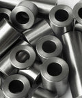 Heavy Duty Round Steel Spacers Three Quarter Inch Outer Diameter Half Inch Inner Bore Eight Eighths Inch Long for garage projects.