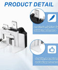 Three Pack Refrigerator Overload Protectors One Quarter Horsepower Thermal Overload Switches