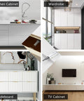 Premium Push To Open Magnetic Latch, Rock Solid Adhesive Cabinet Door Catch, Zero Headache Touch Release Hardware For Kitchen Drawers, No Sweat Seamless Look, Game Changing 10 Pack on modern cabinets.