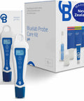PH Pen Meter and Probe Care Kit with Calibration Solutions, Storage Solution, and Brush for Spot On PH and Temperature Readings