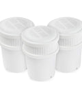 Three XL Replacement Water Filter Cartridges For Pitchers Two Times Longer Lasting Four Month Lifespan Removes Chlorine Metals Sediment