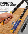 Pro Grade Heavy Duty Battery Cable Crimping Tool Kit With Ratchet Hex Extended Handle for comfortable grip