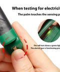 Testing feature of All In One Wire Stripper And Cable Cutter With Built In Voltage Tester For 12-250V AC DC Electrician Work Pliers Crimper Twister Splitting Tool