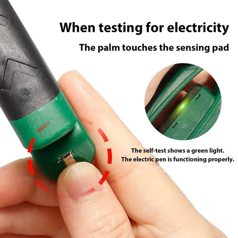 Testing feature of All In One Wire Stripper And Cable Cutter With Built In Voltage Tester For 12-250V AC DC Electrician Work Pliers Crimper Twister Splitting Tool