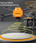 Dope 8K Dual Camera Drone With Real Time 5G Transmission hovering with optical flow positioning and orange design
