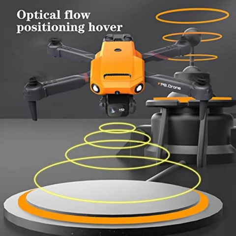 Dope 8K Dual Camera Drone With Real Time 5G Transmission hovering with optical flow positioning and orange design