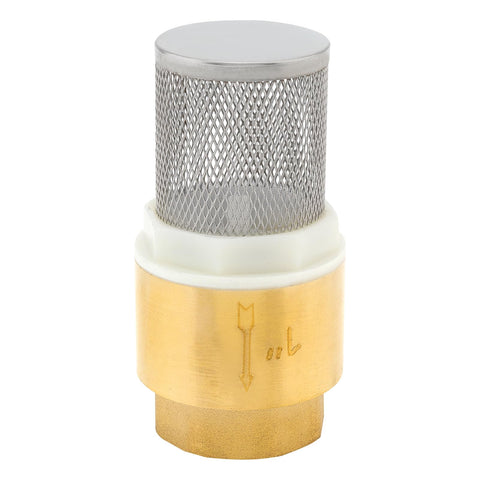 One Inch Brass Foot Valve For Well Pump With Filter Screen And Stainless Steel Check Valve DN25 Bottom Valve