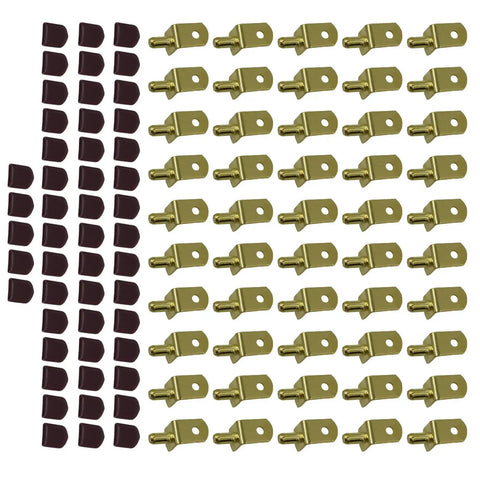 Heavy Duty L Shaped Shelf Pins Replacement 50 Pack Beefed Up Reinforced Iron Shelf Supports Pegs with rubber sleeves