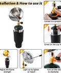Outdoor Propane Golf Cart Heater 6200 BTU Portable Heater For Cold Rounds With Cup Holder Heats Up To 200 Sq Ft Fuel Not Included
