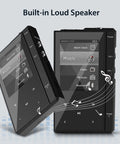 32GB MP3 Player With 90 Hours Battery Life, Bluetooth 5.0, rugged metal frame, 2.4 inch IPS display showing music interface