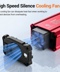 High Speed Silence Cooling Fan for Heavy Duty 300 Watt Car Power Inverter with airflow venting technology.
