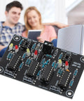 Pro Grade Op Amp Testing Module For Single And Dual Op Amp Boards against blurred background with people and speaker