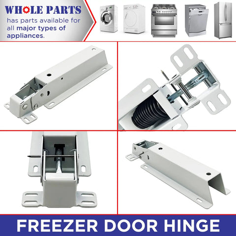 Upgraded Fridge And Freezer Door Hinge Assembly 297321900 Replacement Part Non OEM Durable Steel Easy Install