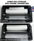 12 Inch Vacuum Sealer For Liquids And Moist Foods With Smart Heat Sealing To Prevent Bag Melting, Built In Cutter And Roll Storage