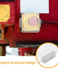 Dustproof Plastic Push Button Switch Cover Protector For Industrial Control Panels And Outdoor Equipment With Ergonomic Opening Quick Access Safety Guard Built To Last For Smooth Operation And Emergency Use, clear plastic cover on red panel