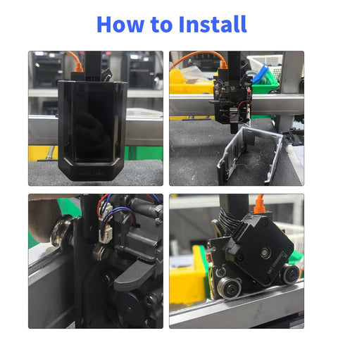 How to Install Extruder Pulley Upgrade Kit For Kobra 2 Pro Plus Max And Kobra 3 Steel Bearing U Shaped Drive Gears Replacement 4 Pack For Reliable Extrusion In 3D Printing Projects And DIY Builds on printer extruder